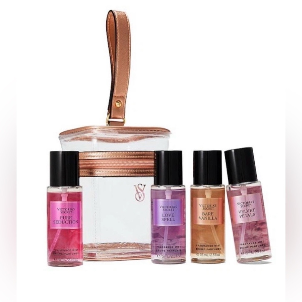 NIB Victoria's Secret The Best of Mist 4-piece Mini Gift Set